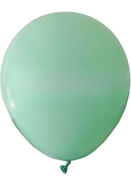 ^^ 12 Inç * Mint Yeşili * Renk 10 Lu Pastel Parti Seti Doğum Günü Balonu