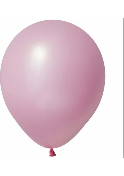 ^^ 12 Inç * Retro Pembe * Renk 10 Lu Retro Parti Seti Doğum Günü Balonu
