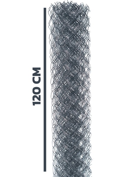 Çit Sistemleri Galvanizli Örgü Tel 120 cm x 20 M 2.2 mm 60 x 60 Göz