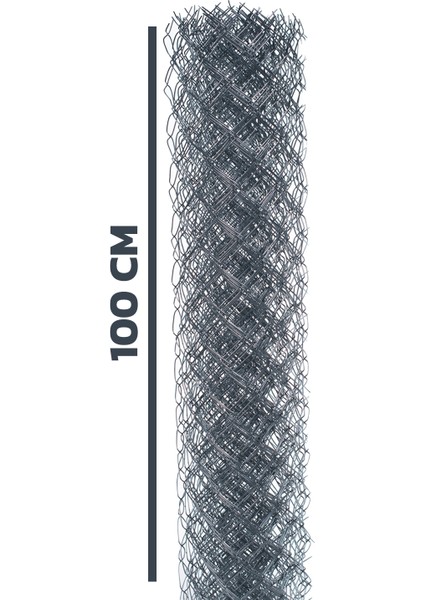 Çit Sistemleri Galvanizli Örgü Tel 100 cm x 20 M 2.2 mm 60 x 60 Göz