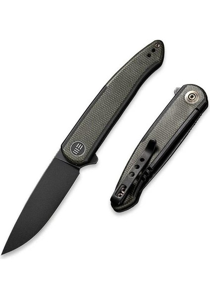 Smooth Sentinel Titanium Green Micarta Çakı