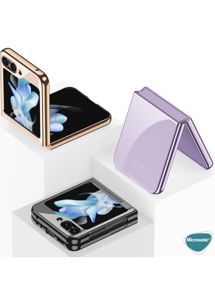 Samsung Galaxy Z Flip 6 Kılıf Shell Platinum Siyah