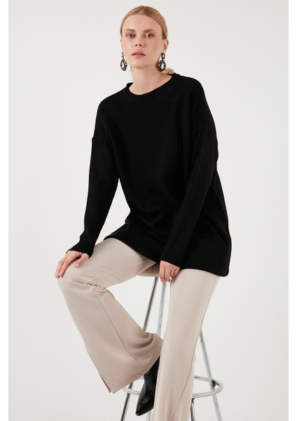 Triko Modest Bisiklet Yaka Kazak Bayan Kazak 4616152