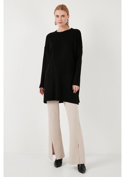 Triko Modest Bisiklet Yaka Kazak Bayan Kazak 4616152 fırsatları