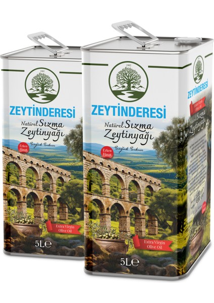 Zeytinderesi 10LT Natürel Sızma Soğuk Sıkım Zeytinyağı