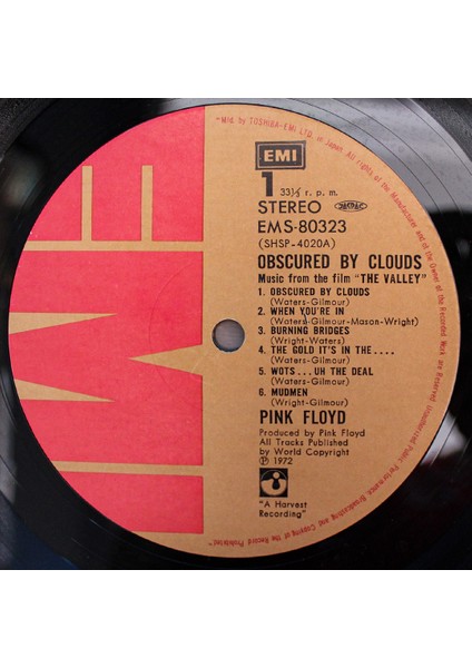 Pink Floyd ‎- Obscured By Clouds