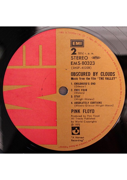 Pink Floyd ‎- Obscured By Clouds