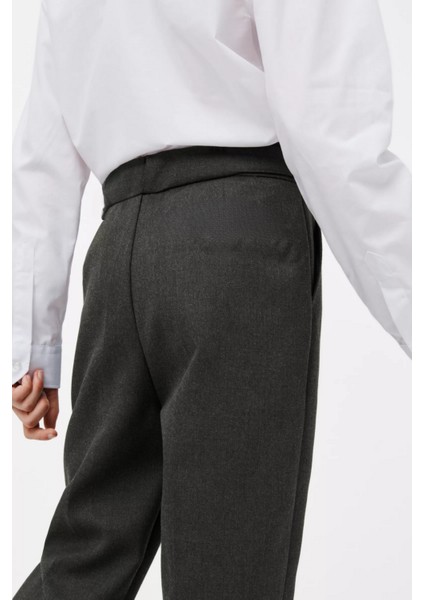 Çocuk Likralı Esnek Rahat Kesim Kumaş Okul Pantolonu fırsatları