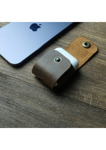 Air Pods 1. Nesil ve 2. Nesil Uyumlu Deri Kılıf-Taba modelleri