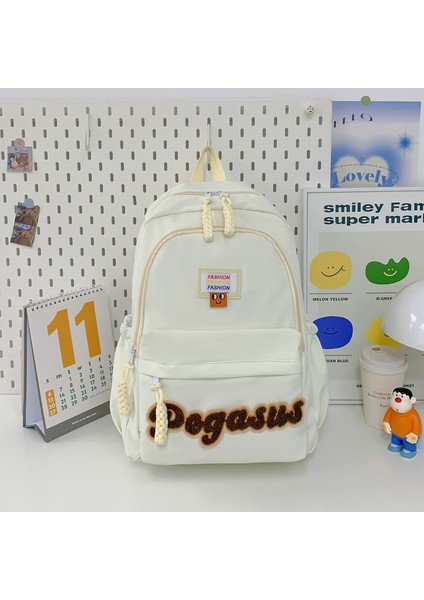 Hafif, Basit, Büyük Kapasiteli Sırt Çantası, Çok Yönlü, Su Geçirmez, Dopamin Rengi Sırt Çantası (Yurt Dışından)