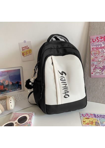 Kızlar Için Büyük Kapasiteli Okul Çantası, Kampüs Sırt Çantası, Ortaokul Öğrencisi ve Lise Öğrencisi Sırt Çantası (Yurt Dışından)