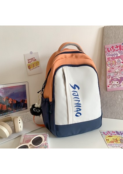 Kızlar Için Büyük Kapasiteli Okul Çantası, Kampüs Sırt Çantası, Ortaokul Öğrencisi ve Lise Öğrencisi Sırt Çantası (Yurt Dışından)