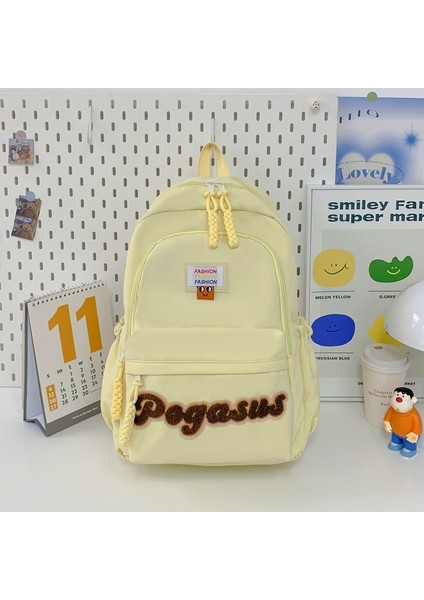 Hafif, Basit, Büyük Kapasiteli Sırt Çantası, Çok Yönlü, Su Geçirmez, Dopamin Rengi Sırt Çantası (Yurt Dışından)