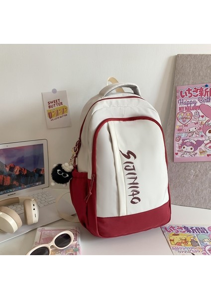 Kızlar Için Büyük Kapasiteli Okul Çantası, Kampüs Sırt Çantası, Ortaokul Öğrencisi ve Lise Öğrencisi Sırt Çantası (Yurt Dışından)