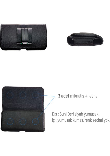 Tcl Onetouch 4022S Kılıfı 4022S Kemer Kılıfı Bel Çanta fırsatları