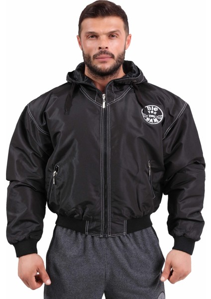 Geniş Kesim Siyah Pilot Mont Big Sam 4006