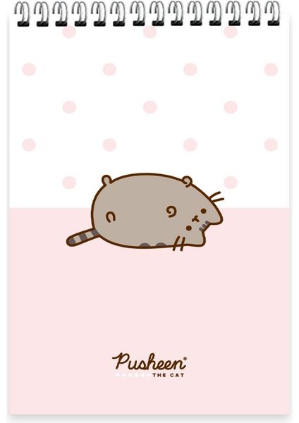 Pusheen Bloknot Spiralli 1 A7 42 Yp Çizgili