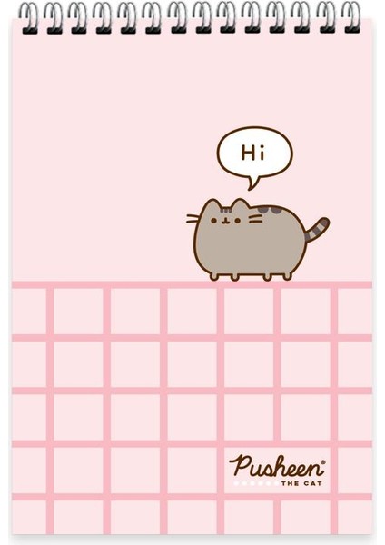 Pusheen Bloknot Spiralli 1 A7 42 Yp Çizgili modelleri