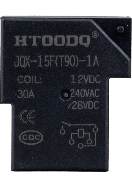 Powermaster JQX-15F-T90-1H 12VDC 30A 12VDC 5 Pın Röle fiyatları