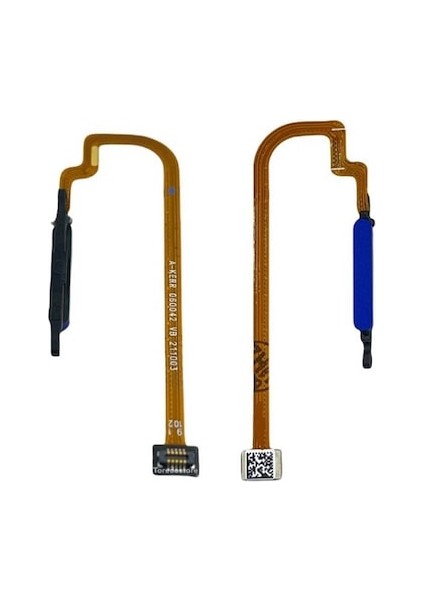 Xiaomi Pocophone M3 Home T. Parmak İzi Okuyucu On-Off Filmi Mavi