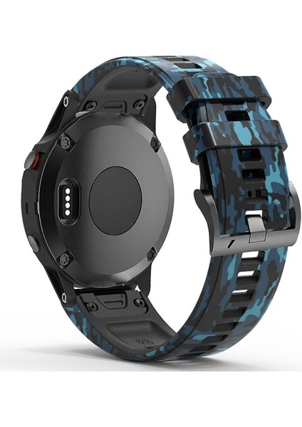 Garmin Fenix 5x-5xplus Sapphire (26MM) Kamuflaj Silikon Saat Kordonu