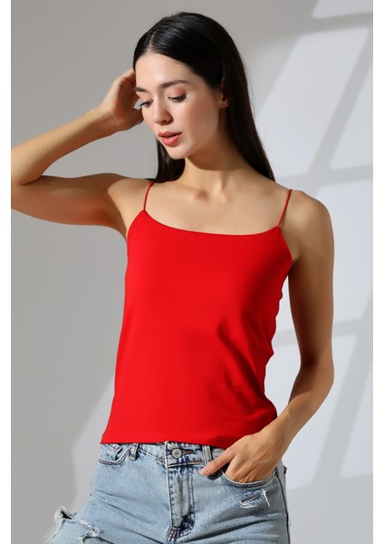 Lastik Ip Askılı Atlet 21563 Kırmızı fiyatları