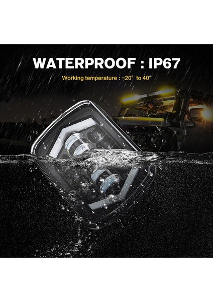 Offroad Sis Lambası Beyaz, Amber Sinyal 60W 12-60V Adet/ LASS300 fırsatları