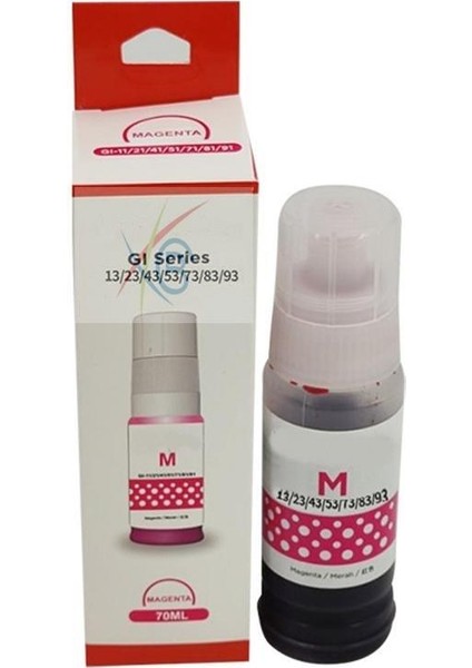 Canon Uyumlu Gı-43 Magenta Mürekkep (70ML./SISE)