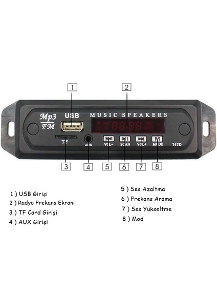 Aux USB Mp3 Dönüştürücü / ICCA99