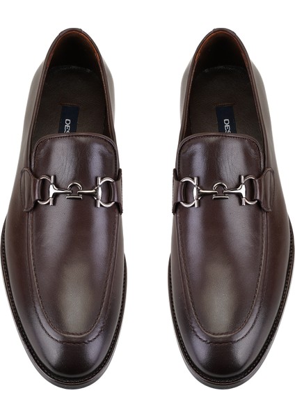 Kane Kahve Erkek Toka Aksesuarlı Klasik Ayakkabı indirimleri