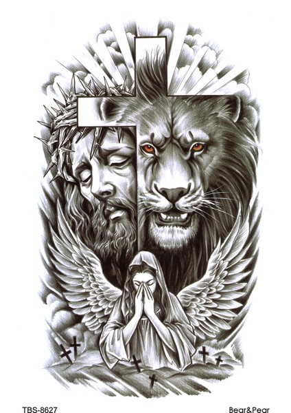 Çarmıh Geçici Aslan ve Hac Dövmesi fiyatları