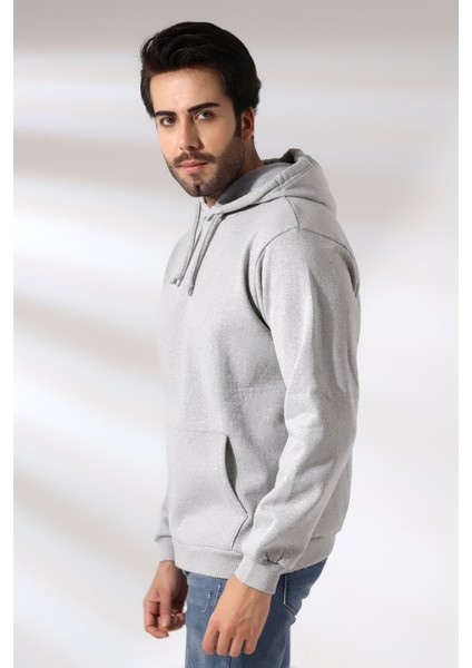 Şardonlu Kapüşonlu Sweatshirt 19125 Grimelanj