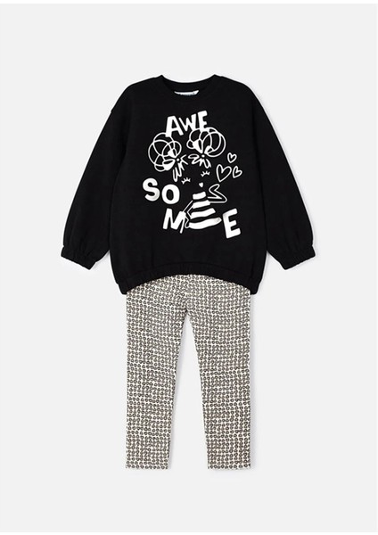 Mayoral Kız Çocuk Pullover Tayt 2 Li Set 4791