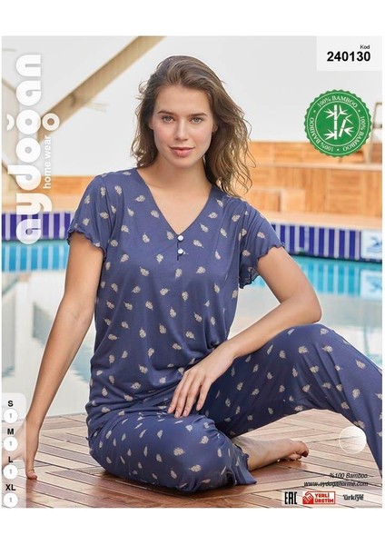 240130 Kadın Bambu Kısa Kollu Pijama Takımı fiyatları