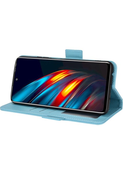 Tecno Pova 2 Yan Toka Manyetik Pu Deri Kart Yuvaları Tutucu Için Kılıf (Yurt Dışından)