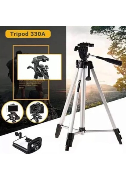 The Wlue Profesyonel Outdoor Tripod 135CM Tüm Dslr Kameralarla Uyumlu Video Fotoğraf Çekim Tripod