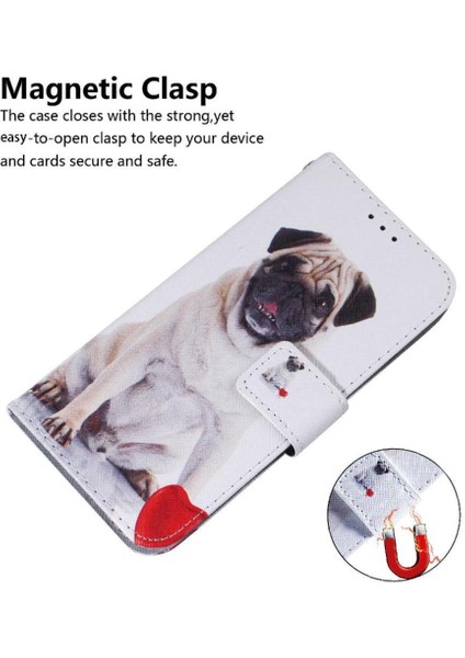 IPhone 14 Için Flip Case Boyalı Pu Deri Cüzdan Manyetik Kapatma Kartı (Yurt Dışından) indirimleri