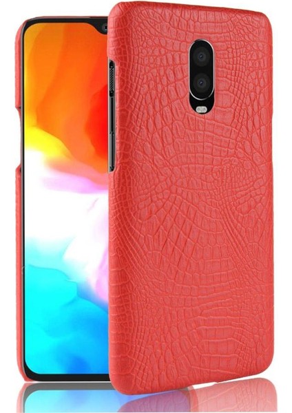 Oneplus 6t Klasik Timsah Moda Koruyucu Için Şık Klasik Kılıf (Yurt Dışından)