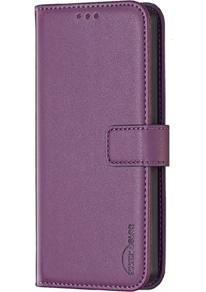 IPhone 14 Pro Çoklu Kart Yuvası Cüzdan Çok Renkli Deri Için Flip Case (Yurt Dışından)