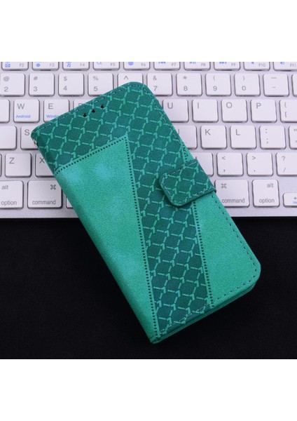 Realme Gt 6 Flip Folio Kapak Için Telefon Kılıfı Kabartmalı Desen Cüzdan Pu (Yurt Dışından)