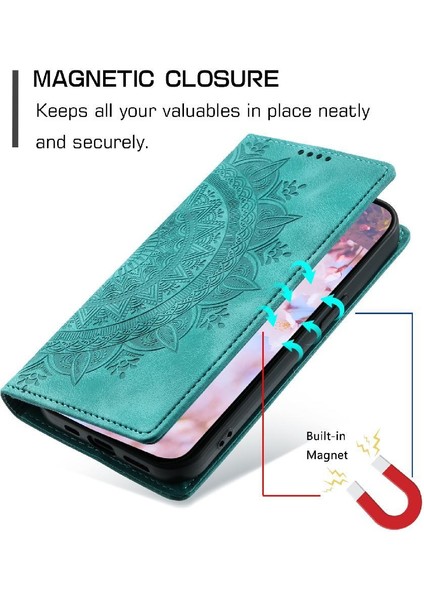 Samsung Galaxy A72 Yan Toka Darbeye Kapak Çevirin Kart Pu (Yurt Dışından)