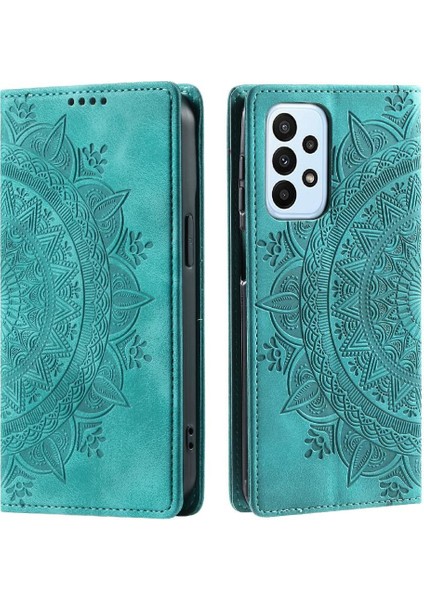 Samsung Galaxy A72 Yan Toka Darbeye Kapak Çevirin Kart Pu (Yurt Dışından)