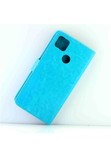 Xiaomi Redmi 9c Kickstand Için Flip Case Pu Deri Kart Tutucu Darbeye (Yurt Dışından)