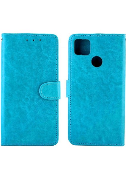 Xiaomi Redmi 9c Kickstand Için Flip Case Pu Deri Kart Tutucu Darbeye (Yurt Dışından)