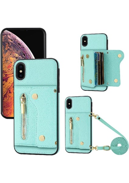 IPhone X/xs Hafif Uzun Kayış Mini Sırt Çantası Kart Yuvaları (Yurt Dışından)