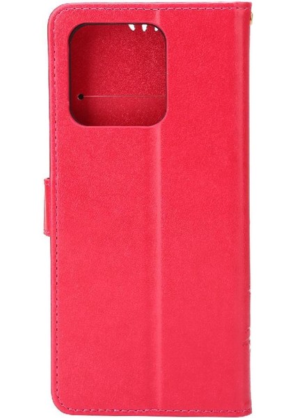 Xiaomi Redmi 12C Kickstand Manyetik Kapatma Pu Deri Bilek Için Filp Durumda (Yurt Dışından)