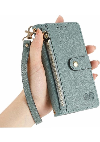 Realme Not Için Flip Case 50 Deri Kılıf Aşk Cüzdan Fermuar Darbeye (Yurt Dışından) fiyatları