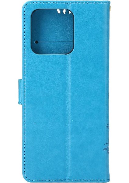 Gx Shop Xiaomi Redmi 10C Pu Deri Manyetik Kapatma Bilek Kayışı Için Filp Durumda (Yurt Dışından)