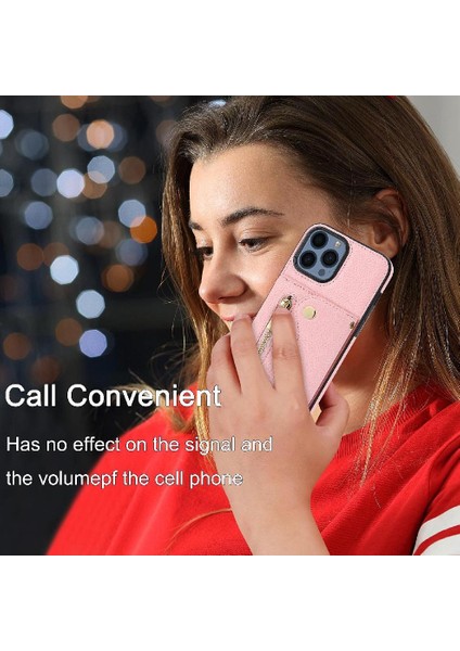 IPhone 13 Için Kılıf Pro Max Mini Sırt Çantası Büyük Kapasiteli Kart Yuvaları Uzun (Yurt Dışından)