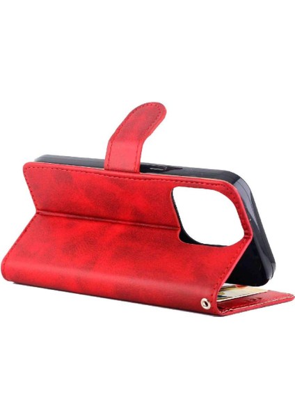 IPhone 15 Için Filp Durumda Pro Kart Tutucu Kickstand Tam Koruma Kapatma (Yurt Dışından)